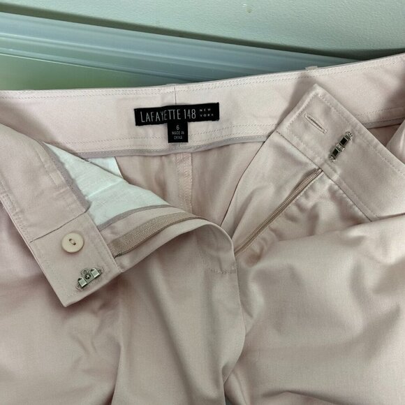 Lafayette 148 Powder Pink Capri Pants - Picture 6 of 9
